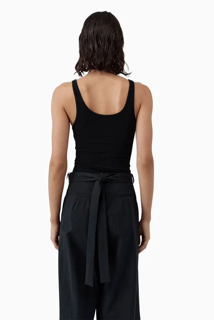 Organic Cotton Slim Scoop Tank St Agni