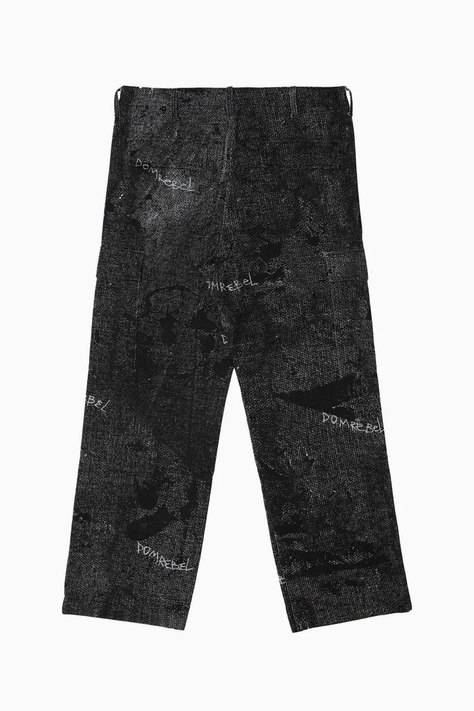 PAINTED CARGO PANTS Domrebel