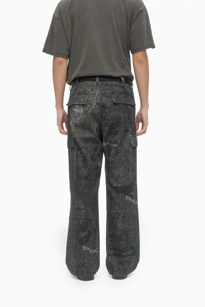 PAINTED CARGO PANTS Domrebel