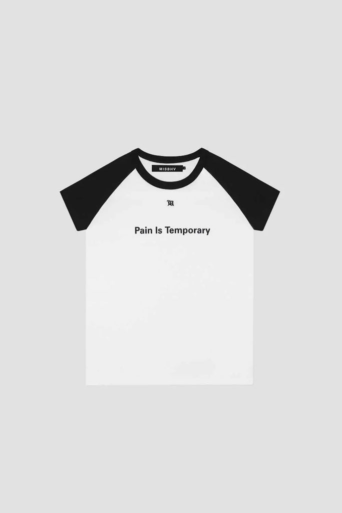 Pain Is Temporary Raglan T-Shirt Misbhv