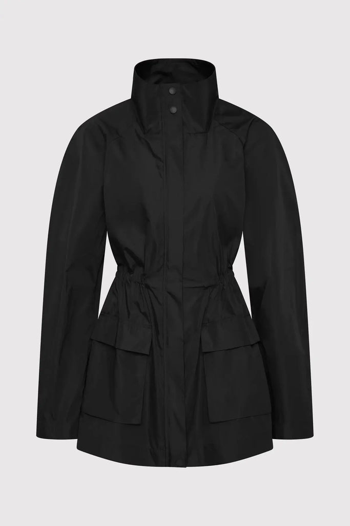 Paper Taffeta Parka - Black St Agni