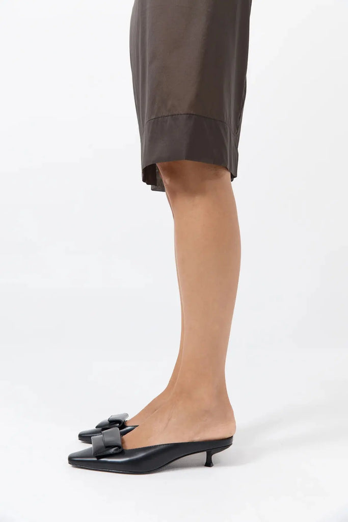 Petit Pouch Heel - Black St Agni