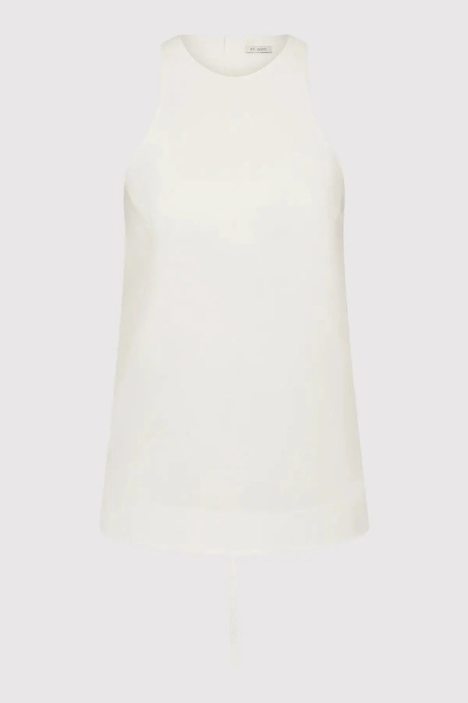 Racerback Top - White St Agni