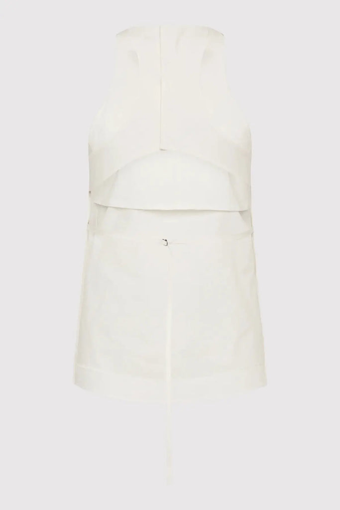 Racerback Top - White St Agni