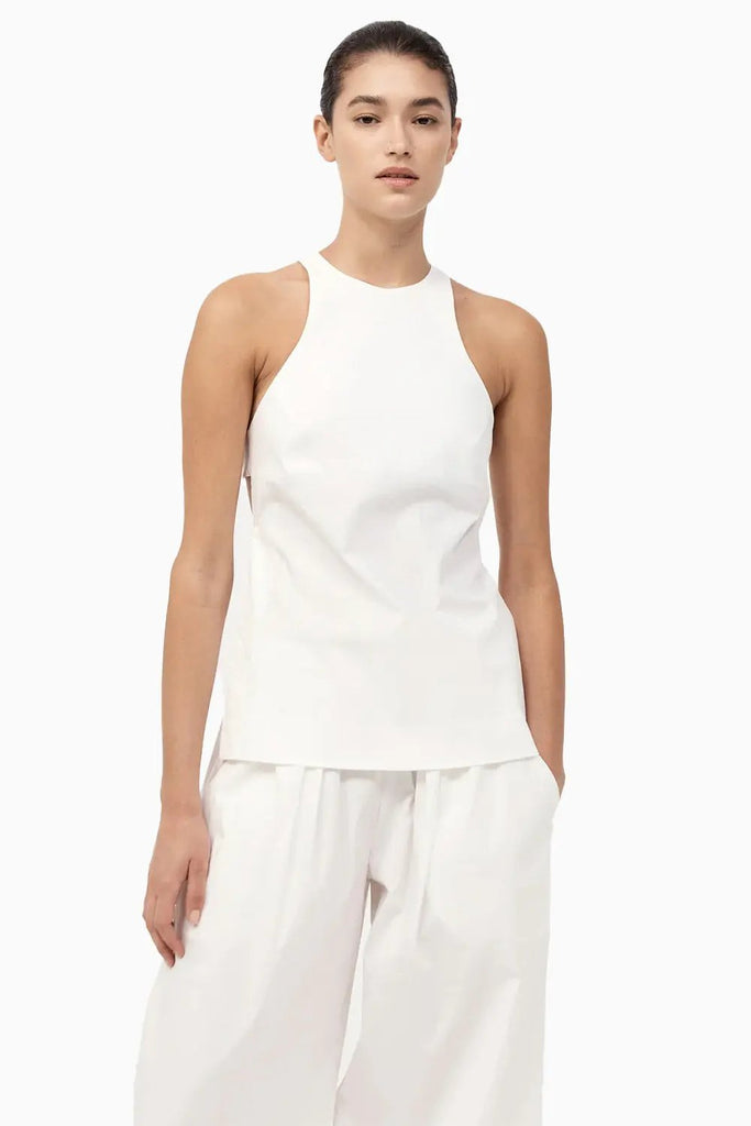 Racerback Top - White St Agni