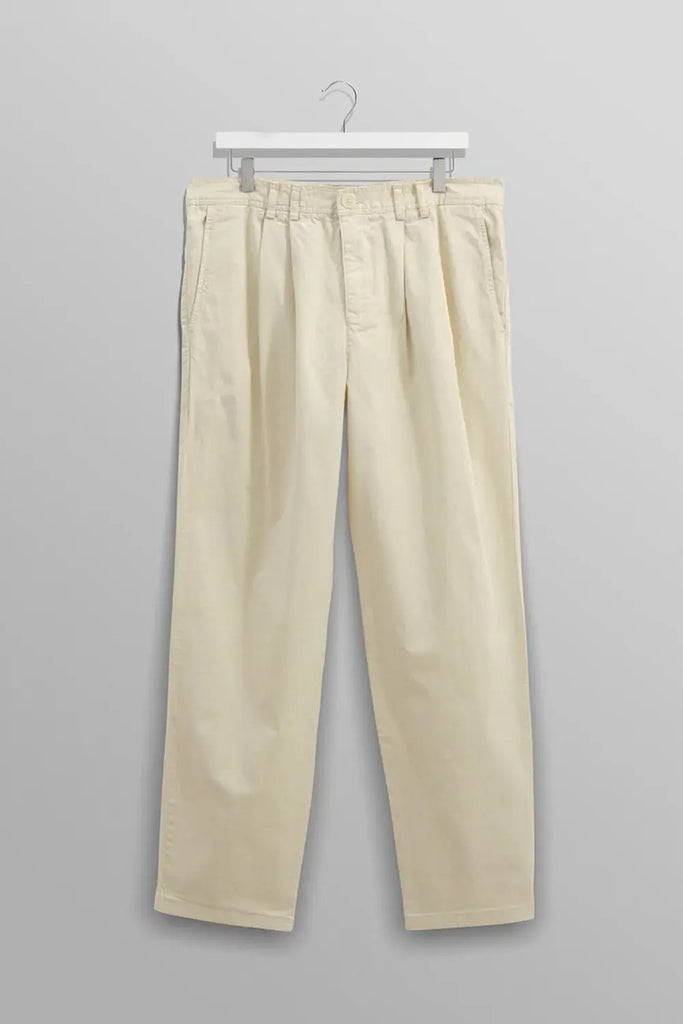 Raleigh Trouser V2 Cotton Twill Stone for Mens Wax London