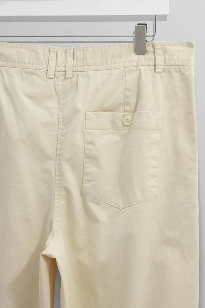 Raleigh Trouser V2 Cotton Twill Stone for Mens Wax London