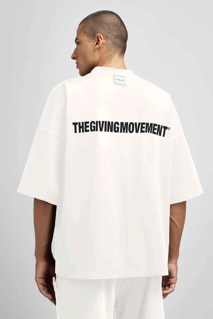 Recycled Exaggerated Sleeve T-Shirt The Giving Movement
