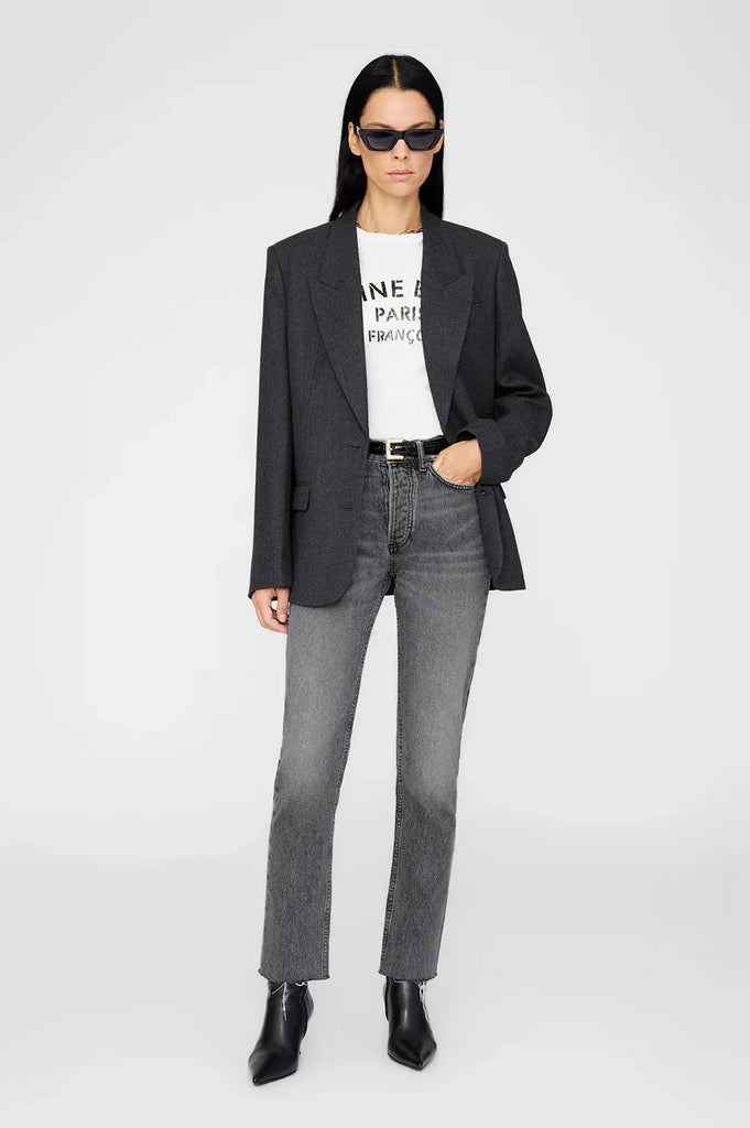 Ross Single-Breasted Blazer Anine Bing