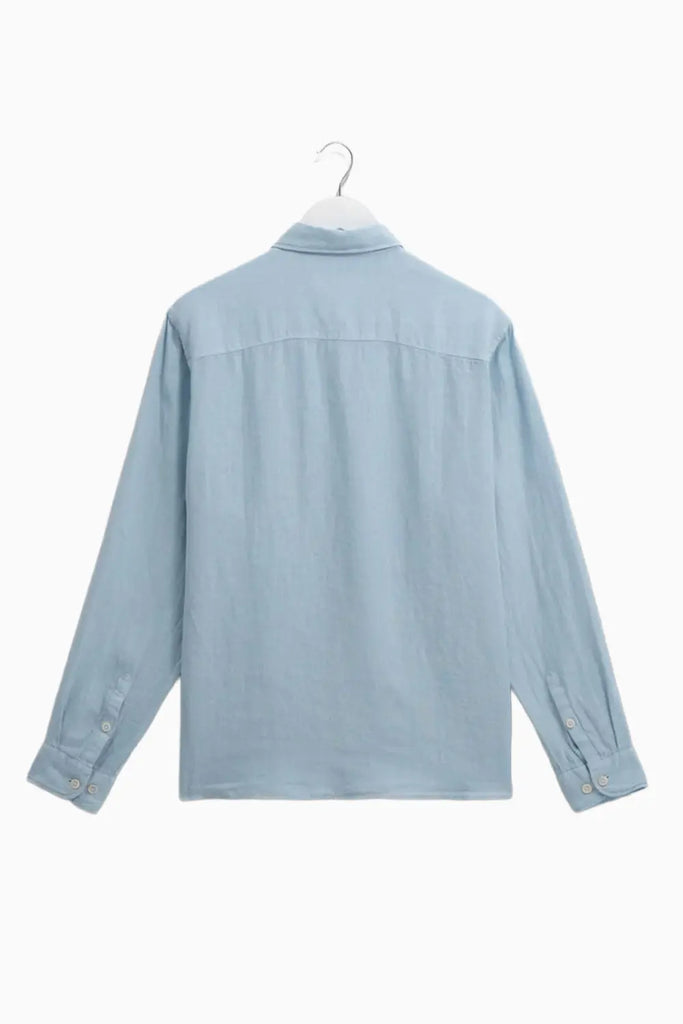 Rove - Light Blue Linen Shirt Wax London