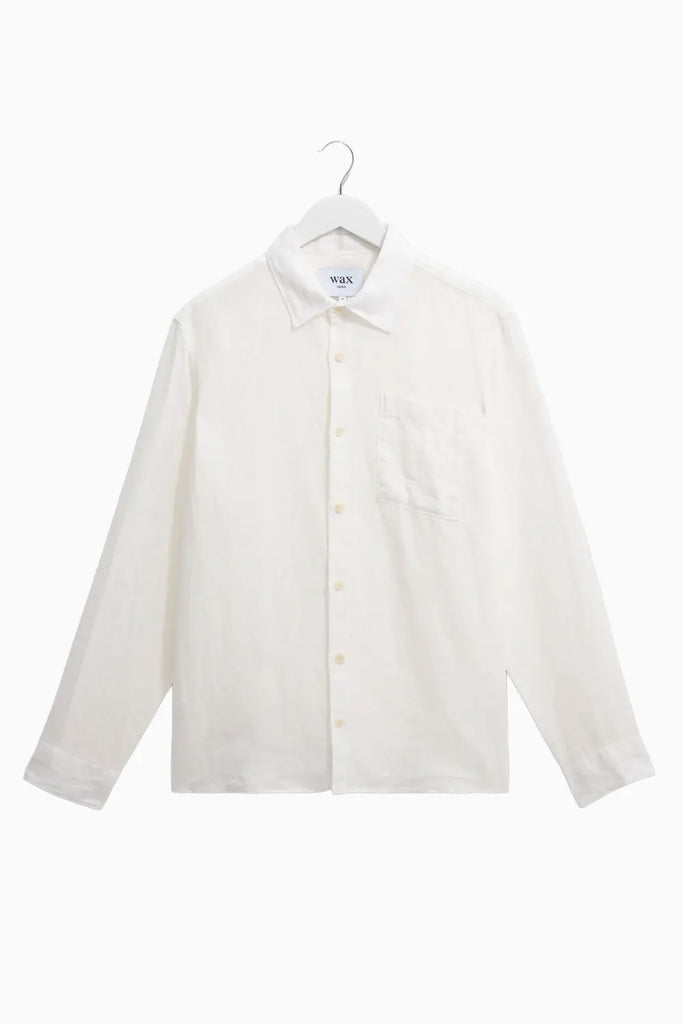 Rove - White Linen Shirt Wax London