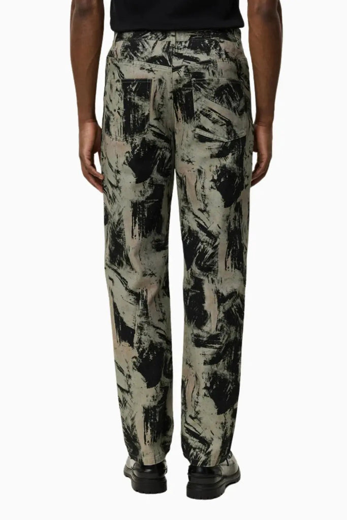 Ryder AOP Canvas Pants for Mens Les Deux