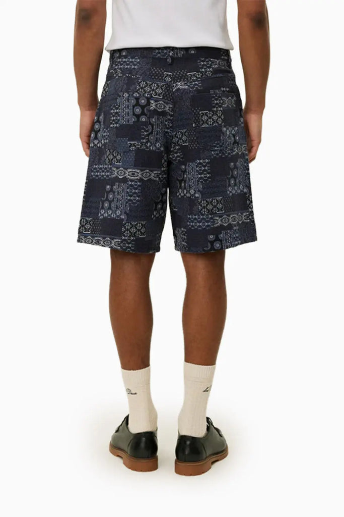 Ryder Contrast Jacquard Shorts Les Deux