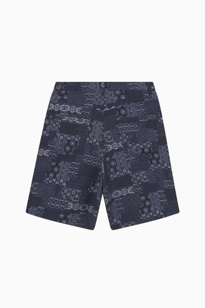 Ryder Contrast Jacquard Shorts Les Deux