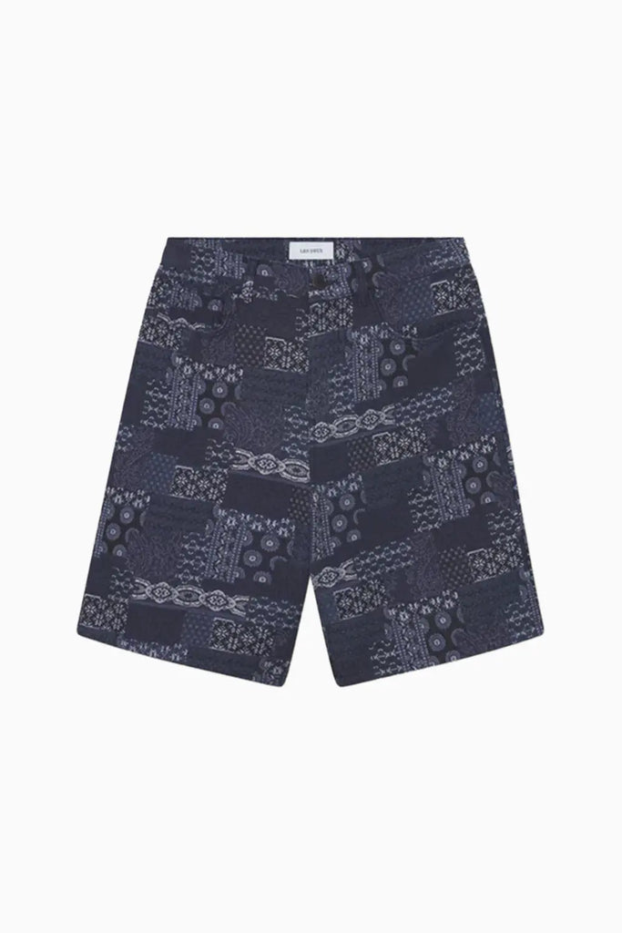 Ryder Contrast Jacquard Shorts Les Deux
