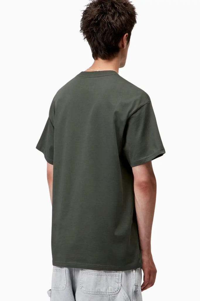 S/S Script Embroidery T-Shirt for Mens Carhartt WIP