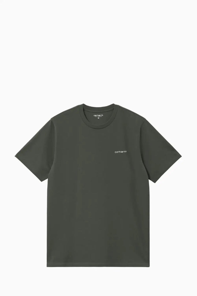 S/S Script Embroidery T-Shirt for Mens Carhartt WIP