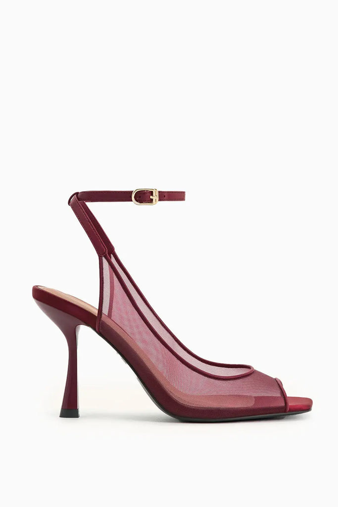 Serenity Open Toe Mesh Slingback Sandals JW Pei