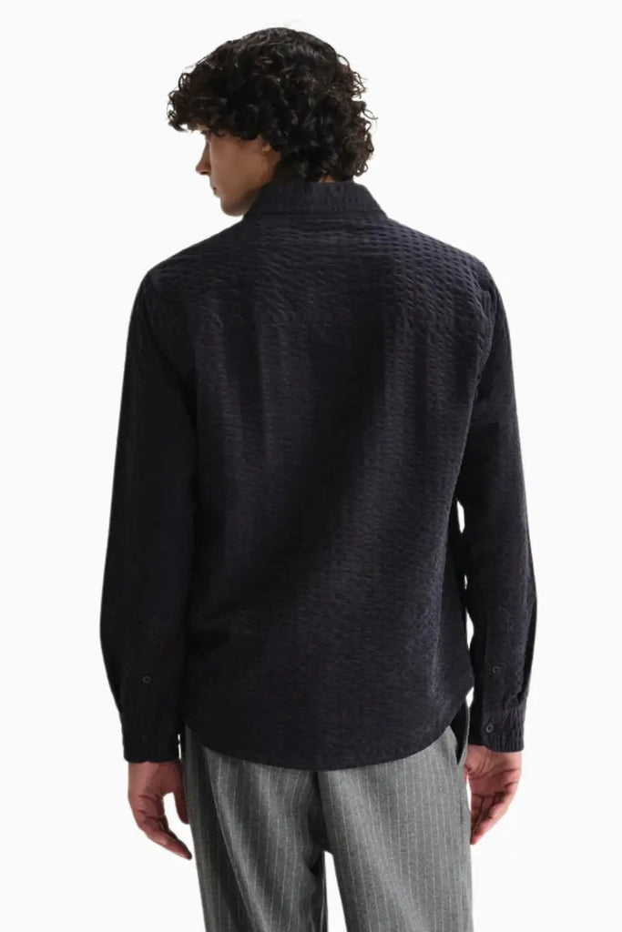 Shelly Shirt Seersucker Cord for Mens Wax London