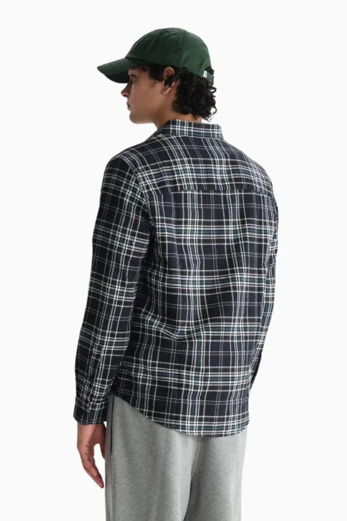 Shelly Shirt Seersucker Flannel for Mens Wax London