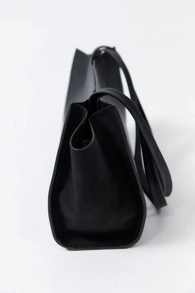 Slim Wonton Tote - Black St Agni