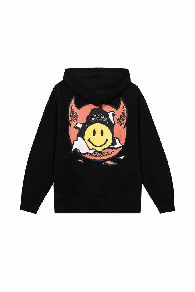 Smiley Inner Peace Pullover Hoodie for Mens Market