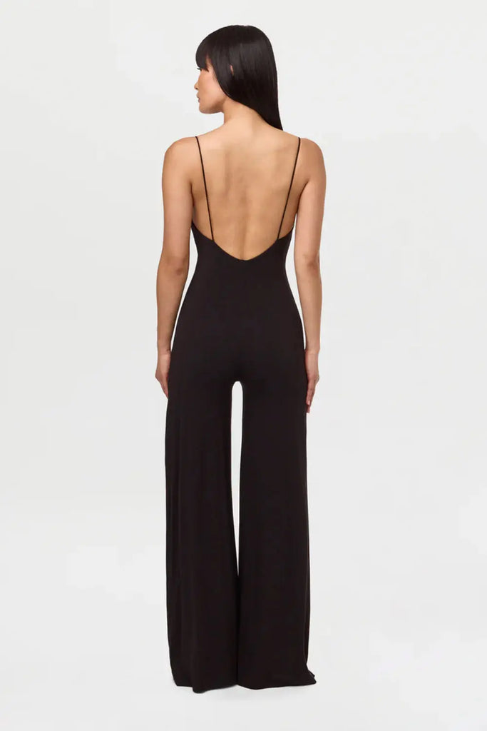 Smooth Cami Wide Leg Jumpsuit Naked Wardrobe