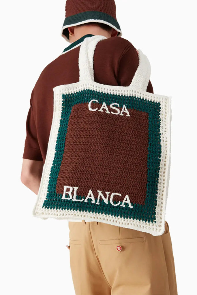 Stripe Crochet Bag Casablanca