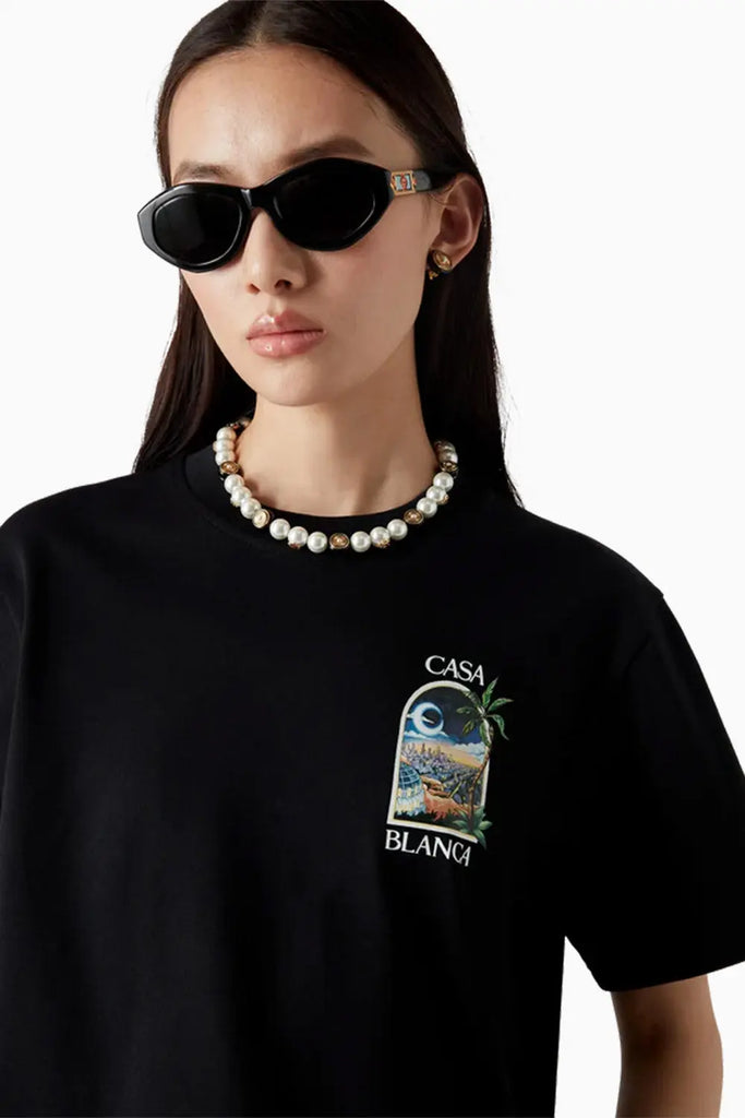Surf Trip Tie Dye Short Sleeve T-Shirt Casablanca