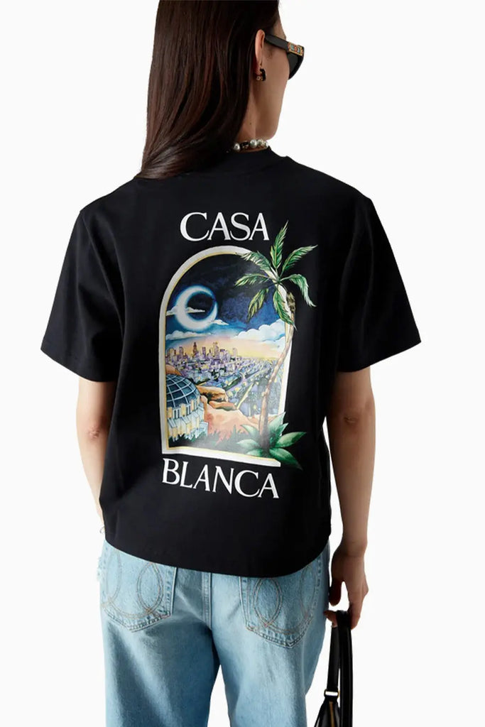 Surf Trip Tie Dye Short Sleeve T-Shirt Casablanca