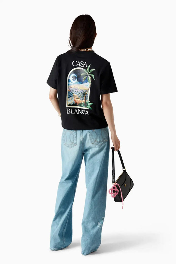 Surf Trip Tie Dye Short Sleeve T-Shirt Casablanca