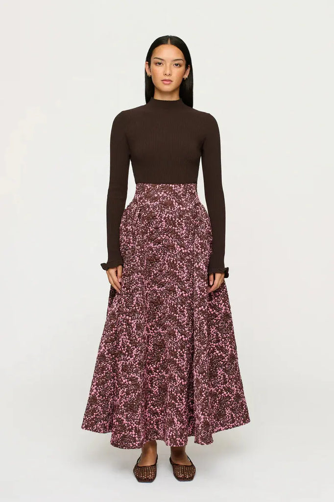 Sylvie Jacquard Skirt Clea