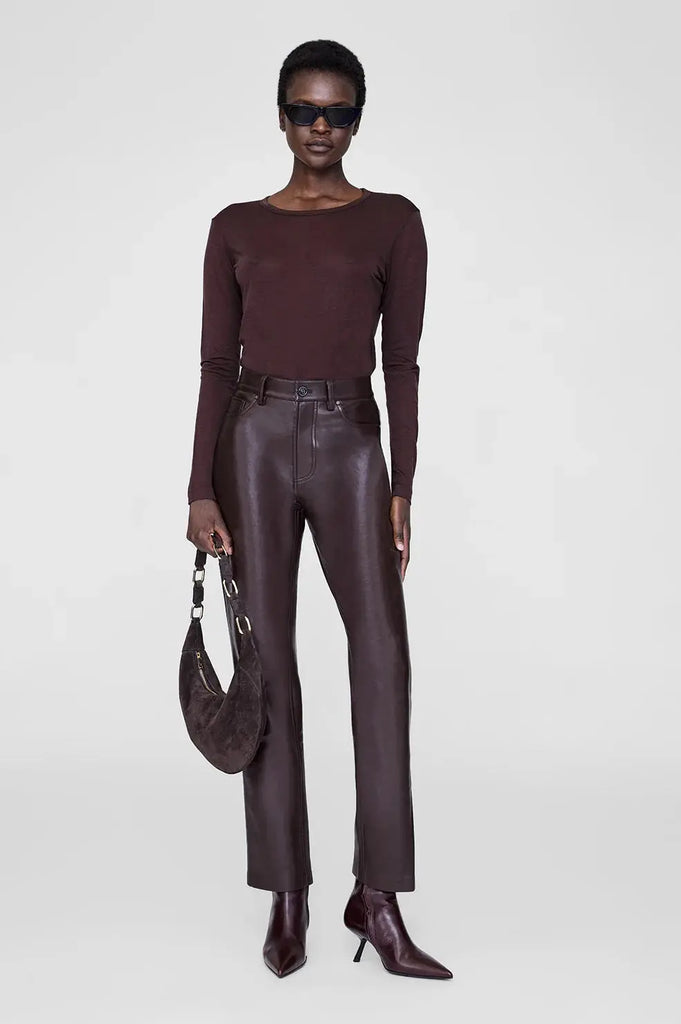 Sylvie Long Sleeve Tee Anine Bing