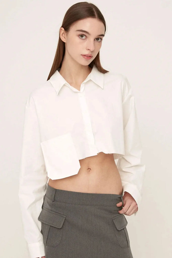 Taylor Cropped Shirt for Womens Storets