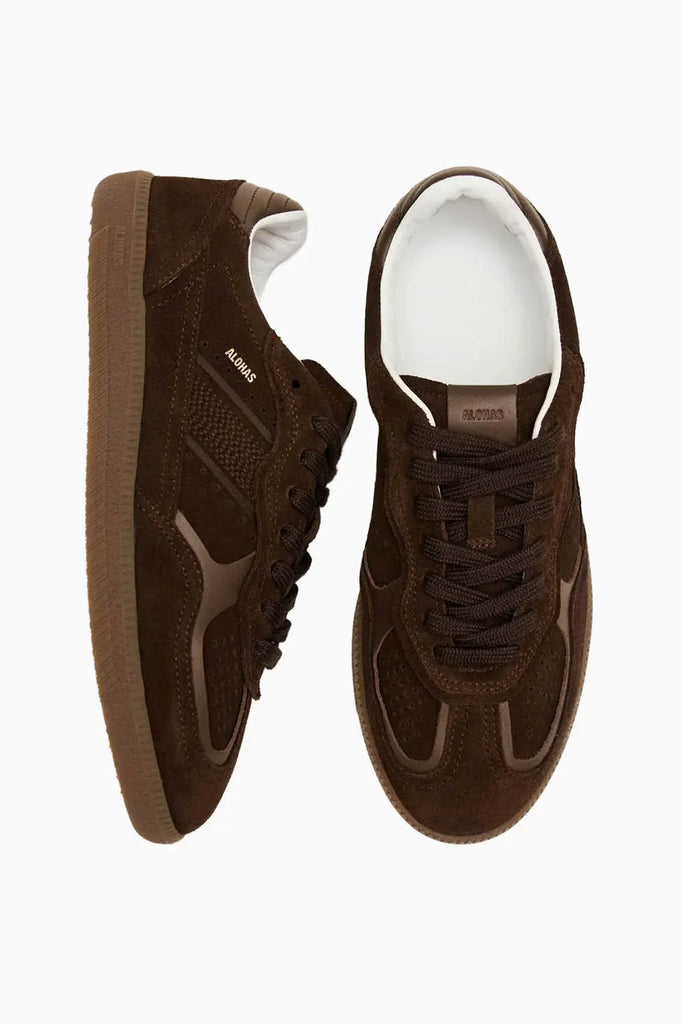 Tb.490 Rife Forest Green Leather Sneakers Alohas