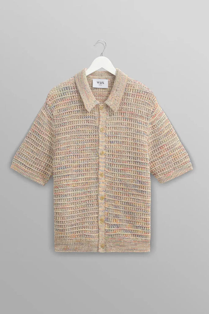 Tellaro Ss Shirt Rainbow Twist for Mens Wax London