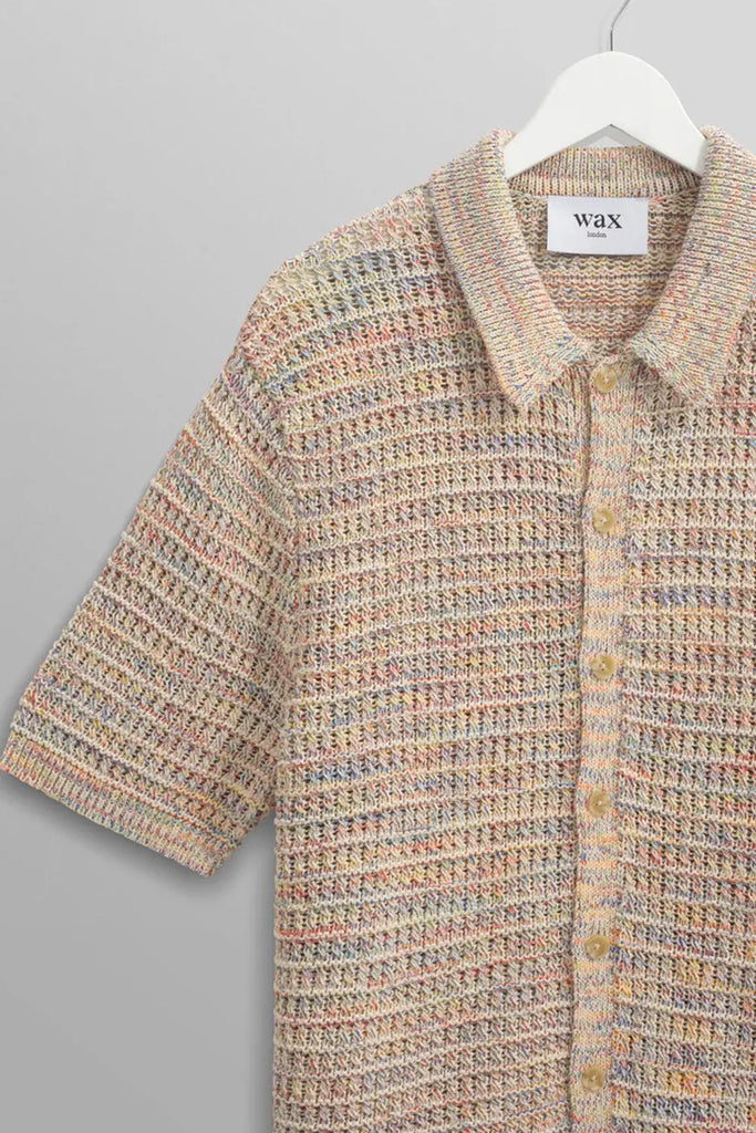 Tellaro Ss Shirt Rainbow Twist for Mens Wax London