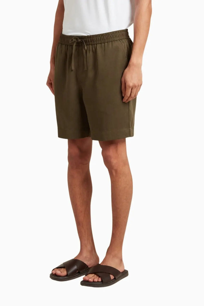 Tencel Short for Men - Khaki Che Studios