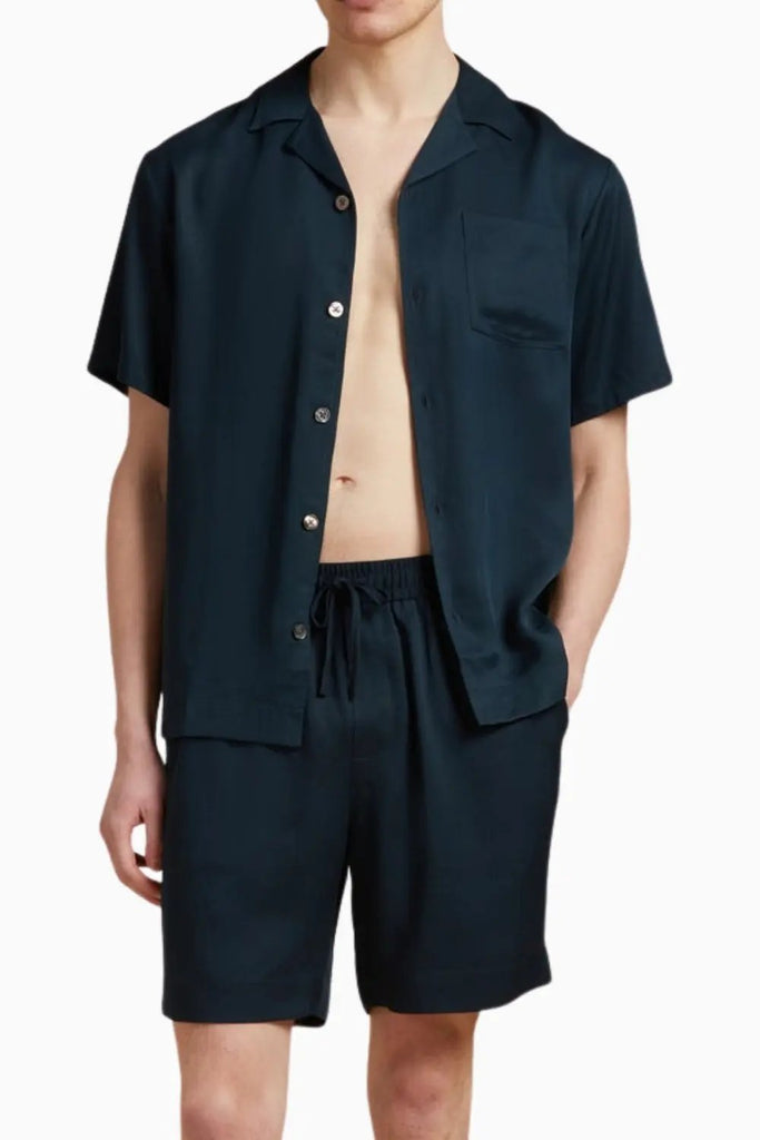 Tencel Short for Men - Navy Che Studios
