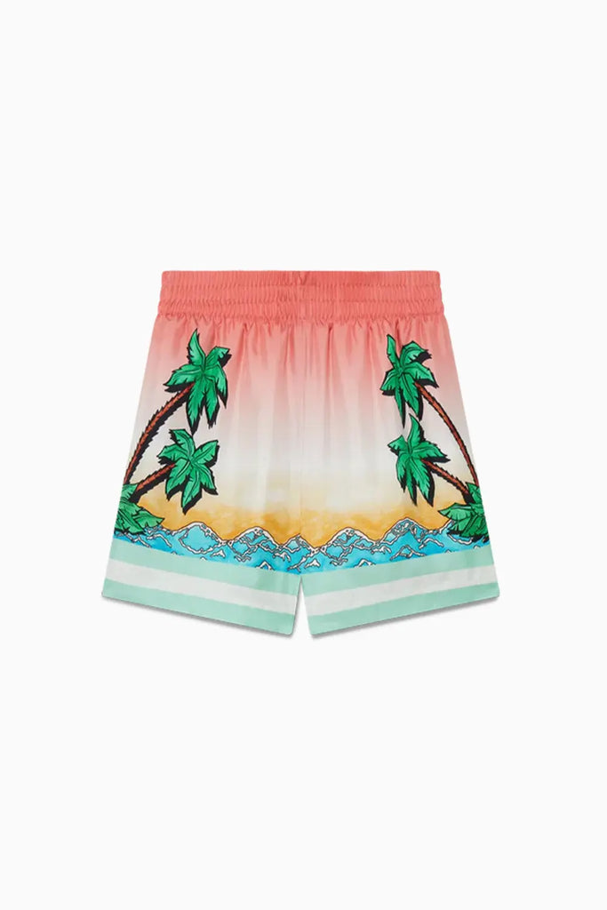 Tennis Club Silk Shorts Casablanca