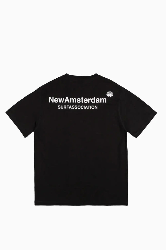 The Logo Tee – Black New Amsterdam Surf Association