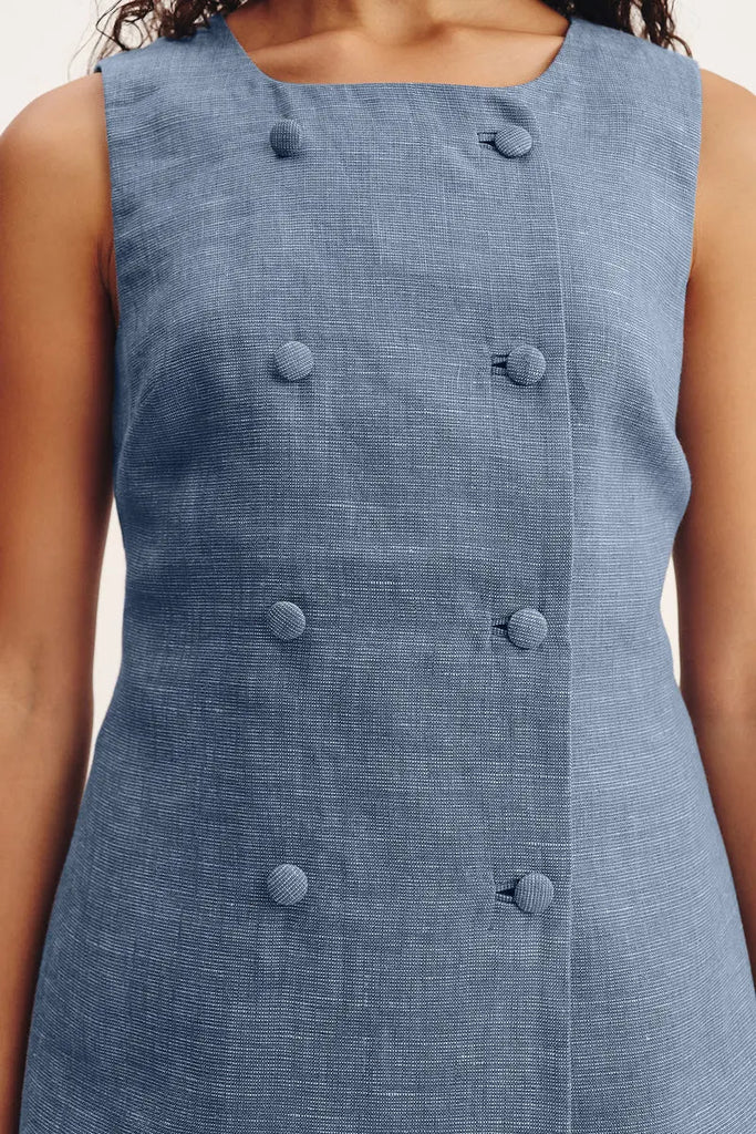 Thea Vest - Steel Blue Posse
