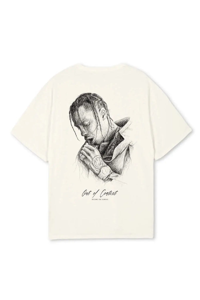Travis Scripture Oversized T-Shirt Out Of Context