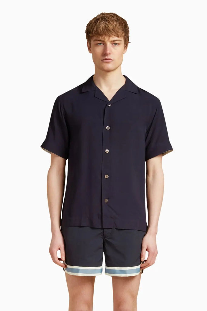 Valbonne Shirt for Men – Navy Che Studios