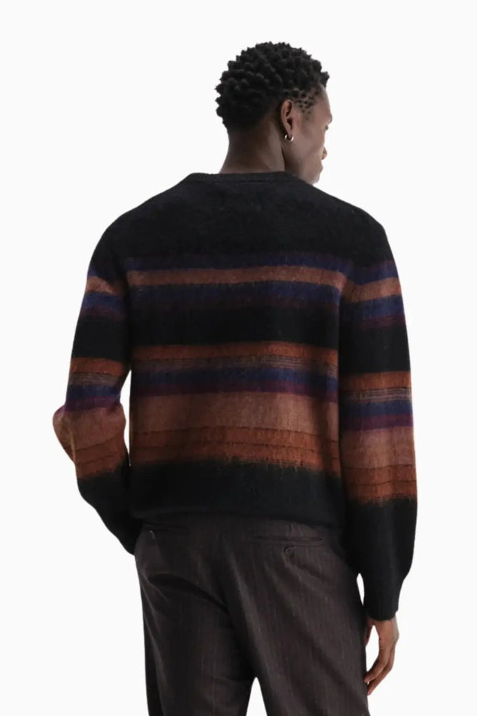 Wilde Crew Brush Stripe for Mens Wax London