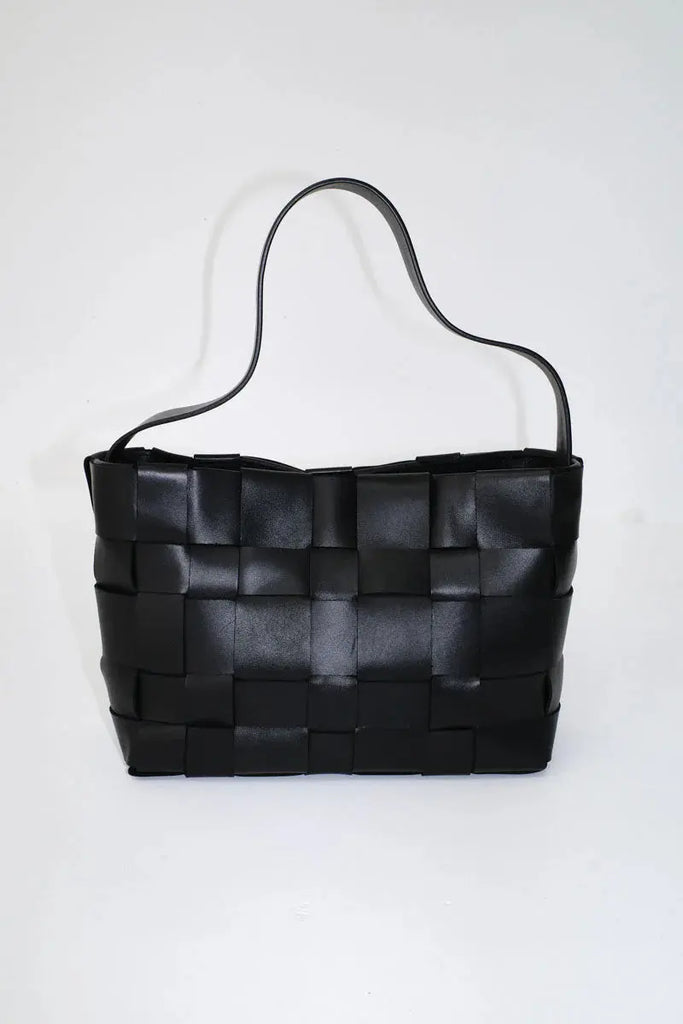 Woven Mini Tote - Black St Agni