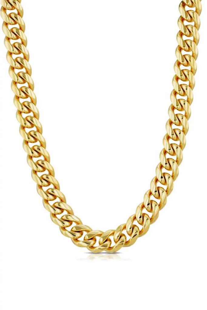 8Mm Gold Miami Cuban Chain 26 Inches Gold Gods