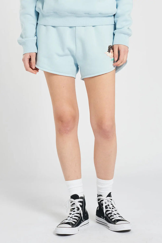 Angel Patch Shorts for Womens Fiorucci