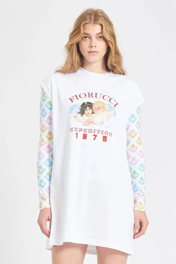 Arctic Angels T-Shirt Dress Fiorucci