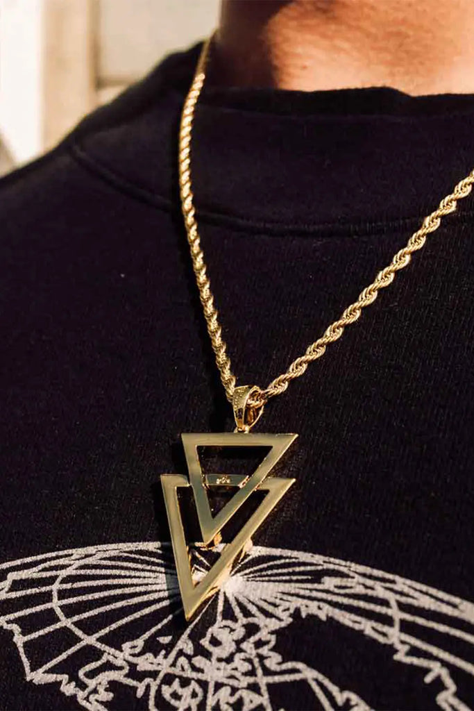 Dual Arrow Piece Necklace Gold Gods